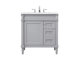 Elegant Lighting - VF31832GR - Single Bathroom Vanity - Bennett - grey