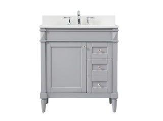 Elegant Lighting - VF31832GR-BS - Single Bathroom Vanity - Bennett - grey