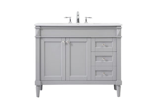 Elegant Lighting - VF31842GR - Single Bathroom Vanity - Bennett - grey