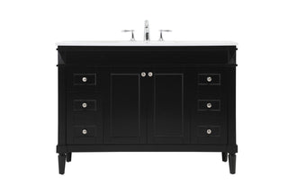 Elegant Lighting - VF31848BK - Single Bathroom Vanity - Bennett - black