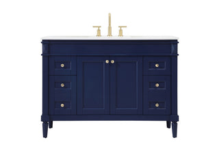Elegant Lighting - VF31848BL - Single Bathroom Vanity - Bennett - Blue