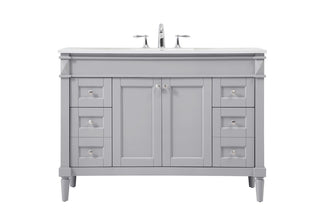 Elegant Lighting - VF31848GR - Single Bathroom Vanity - Bennett - grey