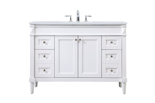 Elegant Lighting - VF31848WH - Single Bathroom Vanity - Bennett - white