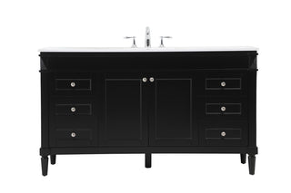 Elegant Lighting - VF31860BK - Single Bathroom Vanity - Bennett - black