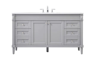 Elegant Lighting - VF31860GR - Single Bathroom Vanity - Bennett - Grey