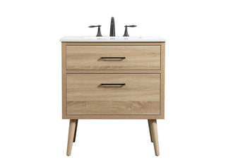 Elegant Lighting - VF41030MW - Single Bathroom Vanity - Boise - mango wood