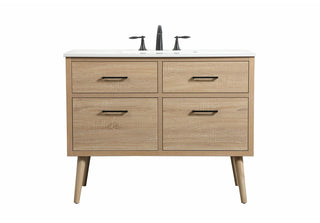 Elegant Lighting - VF41042MW - Single Bathroom Vanity - Boise - Mango Wood