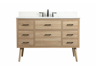 Elegant Lighting - VF41048MW-BS - Single Bathroom Vanity - Boise - mango wood