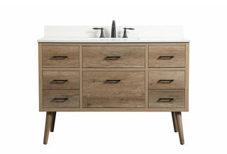 Elegant Lighting - VF41048NT-BS - Single Bathroom Vanity - Boise - natural oak