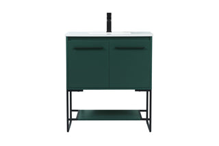 Elegant Lighting - VF42530MGN - Vanity Sink Set - Sloane - Green