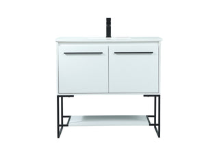 Elegant Lighting - VF42536MWH - Vanity Sink Set - Sloane - White