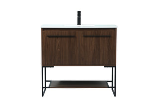 Elegant Lighting - VF42536MWT - Vanity Sink Set - Sloane - Walnut