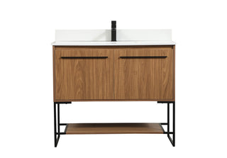 Elegant Lighting - VF42540WB-BS - Single Bathroom Vanity - Sloane - Walnut Brown
