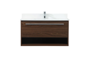 Elegant Lighting - VF43536MWT-BS - Vanity Sink Set - Roman - Walnut