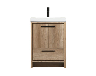 Elegant Lighting - VF46024NT - Single Bathroom Vanity - Wyatt - natural oak