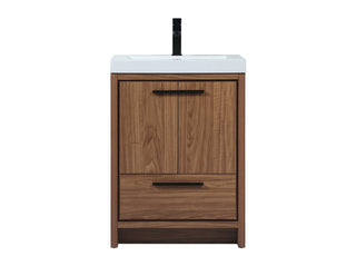 Elegant Lighting - VF46024WB - Single Bathroom Vanity - Wyatt - walnut brown