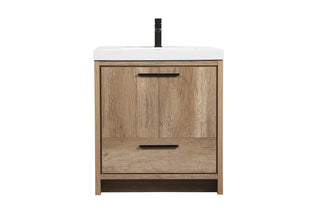 Elegant Lighting - VF46030NT - Single Bathroom Vanity - Wyatt - natural oak