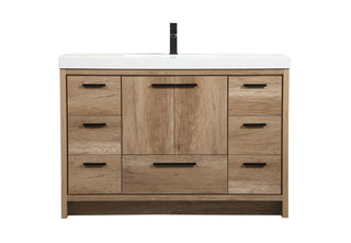 Elegant Lighting - VF46048NT - Single Bathroom Vanity - Wyatt - natural oak