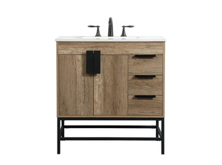 Elegant Lighting - VF48832NT - Single Bathroom Vanity - Eugene - natural oak