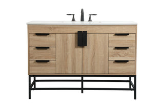 Elegant Lighting - VF488W48MW - Single Bathroom Vanity - Eugene - mango wood