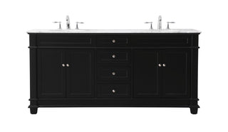 Elegant Lighting - VF50072DBK - Bathroom Vanity Set - Wesley - black