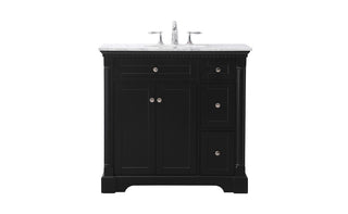 Elegant Lighting - VF53036BK - Bathroom Vanity Set - Clarence - black