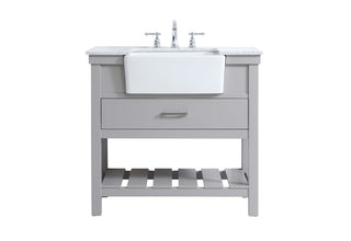 Elegant Lighting - VF60136GR - Single Bathroom Vanity - Clement - grey