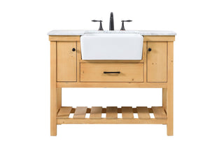 Elegant Lighting - VF60142NW - Single Bathroom Vanity - Clement - natural wood