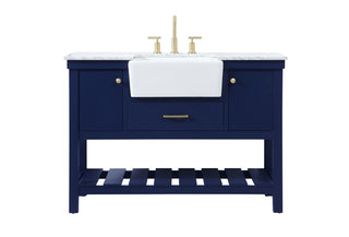 Elegant Lighting - VF60148BL - Single Bathroom Vanity - Clement - blue