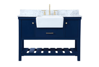 Elegant Lighting - VF60148BL-BS - Single Bathroom Vanity - Clement - blue