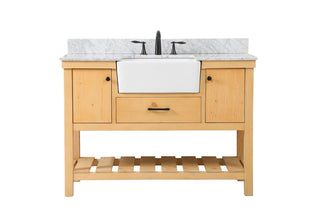 Elegant Lighting - VF60148NW-BS - Single Bathroom Vanity - Clement - natural wood