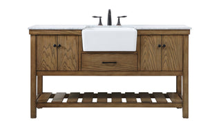 Elegant Lighting - VF60160DW - Single Bathroom Vanity - Clement - driftwood