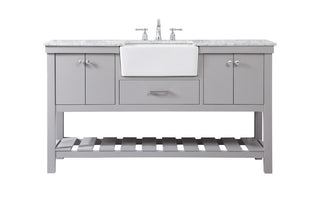 Elegant Lighting - VF60160GR - Single Bathroom Vanity - Clement - grey