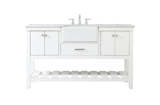 Elegant Lighting - VF60160WH - Single Bathroom Vanity - Clement - white