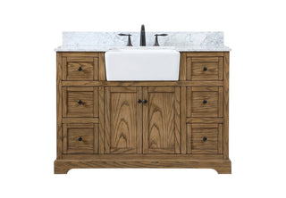 Elegant Lighting - VF60248DW-BS - Single Bathroom Vanity - Franklin - driftwood