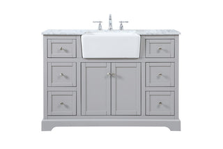 Elegant Lighting - VF60248GR - Single Bathroom Vanity - Franklin - grey