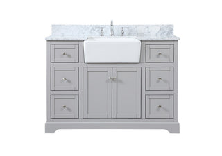 Elegant Lighting - VF60248GR-BS - Single Bathroom Vanity - Franklin - grey