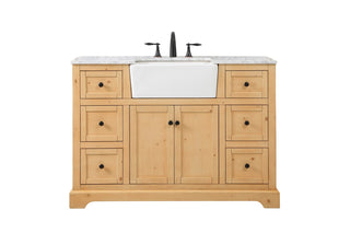 Elegant Lighting - VF60248NW - Single Bathroom Vanity - Franklin - natural wood