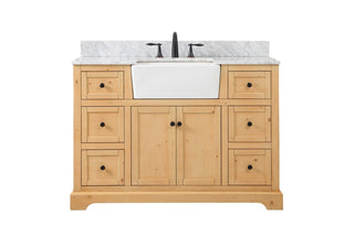 Elegant Lighting - VF60248NW-BS - Single Bathroom Vanity - Franklin - natural wood