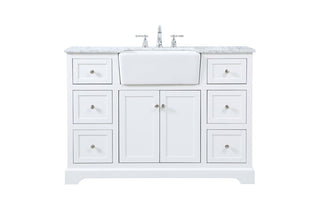 Elegant Lighting - VF60248WH - Single Bathroom Vanity - Franklin - white