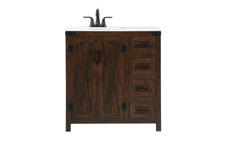 Elegant Lighting - VF90232EX - Single Bathroom Vanity - Grant - expresso