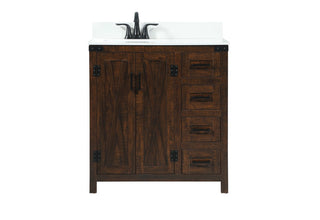 Elegant Lighting - VF90232EX-BS - Single Bathroom Vanity - Grant - expresso