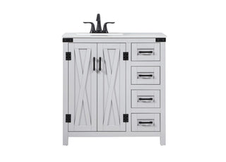 Elegant Lighting - VF90232GR - Single Bathroom Vanity - Grant - grey
