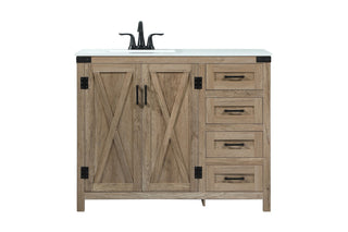 Elegant Lighting - VF90242NT - Single Bathroom Vanity - Grant - natural oak