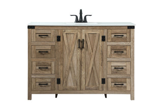 Elegant Lighting - VF90248NT - Single Bathroom Vanity - Grant - natural oak