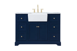 Elegant Lighting - VF60248BL - Single Bathroom Vanity - Franklin - blue