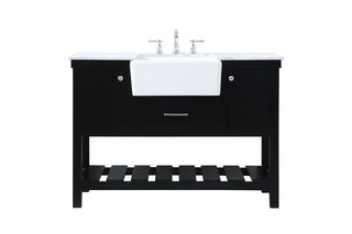 Elegant Lighting - VF60148BK - Single Bathroom Vanity - Clement - black