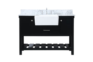 Elegant Lighting - VF60148BK-BS - Single Bathroom Vanity - Clement - black