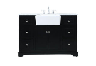 Elegant Lighting - VF60248BK - Single Bathroom Vanity - Franklin - black