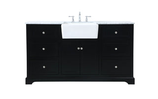 Elegant Lighting - VF60260BK - Single Bathroom Vanity - Franklin - black
